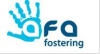 Logo- Palm of hand- with AFA Fostering